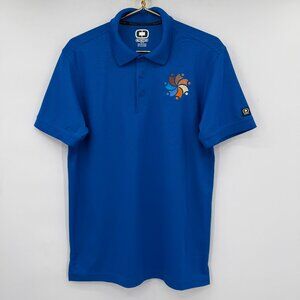 OGIO Men’s Blue Performance Polo Shirt Logo Size M
